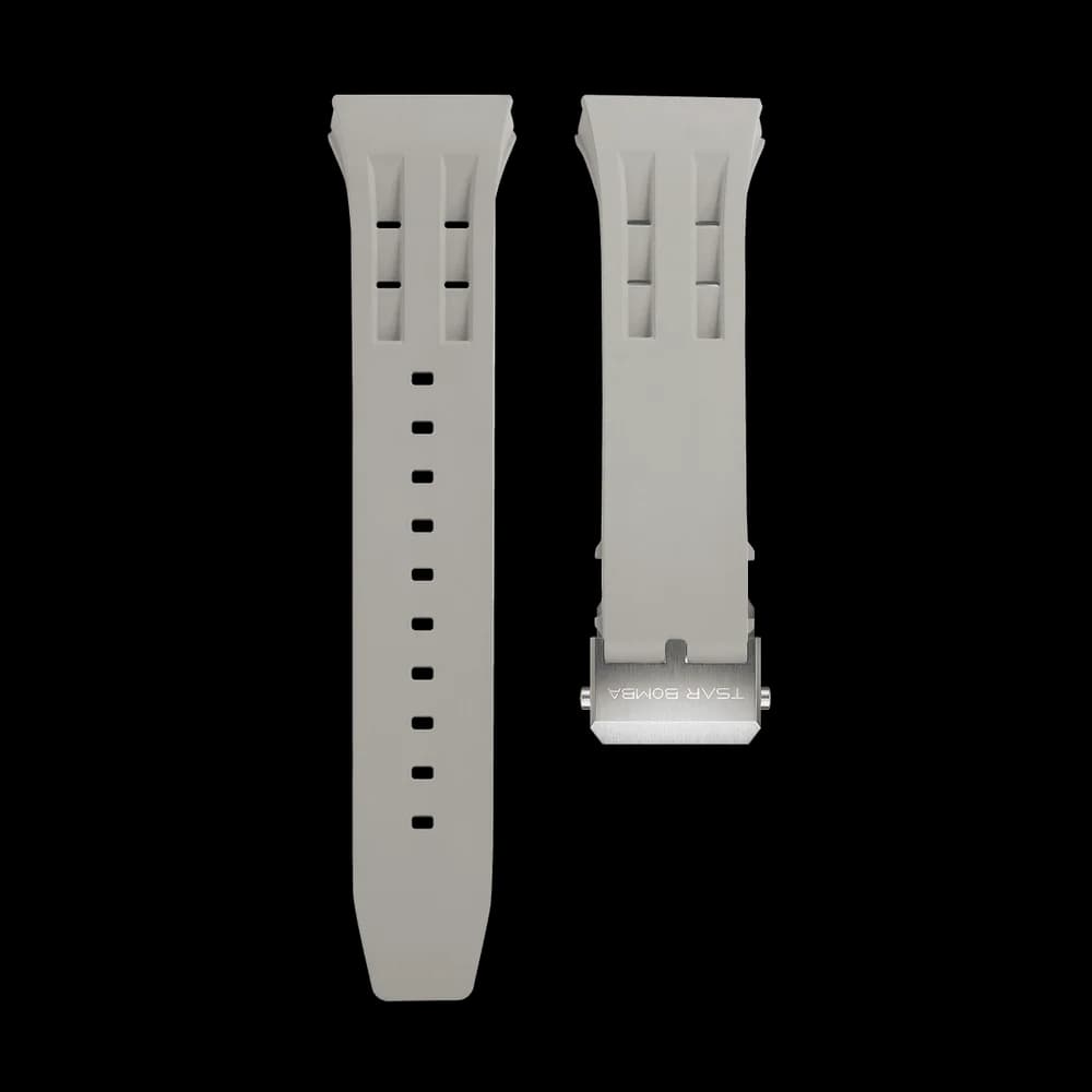 TSAR BOMBA ATOMIC-STRAP — Deployant Clasp-Ghost Grey