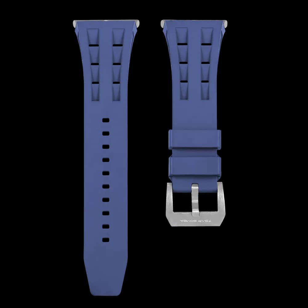 TSAR BOMBA TB8210-TB8211STRAP — Fluoro rubber strap-Blue