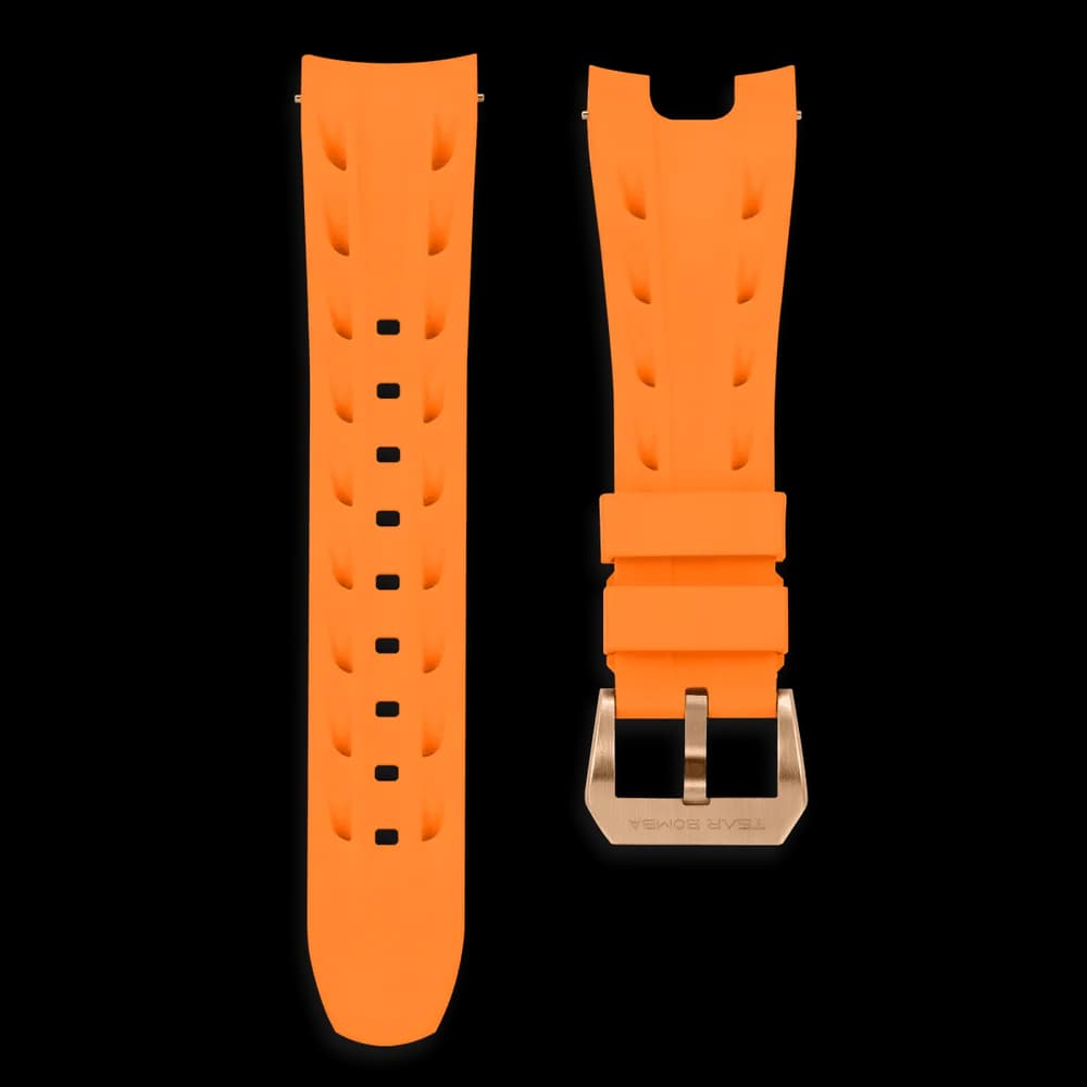 TSAR BOMBA TB8213-CHIVALRY-STRAP — Fluororubber-Orange