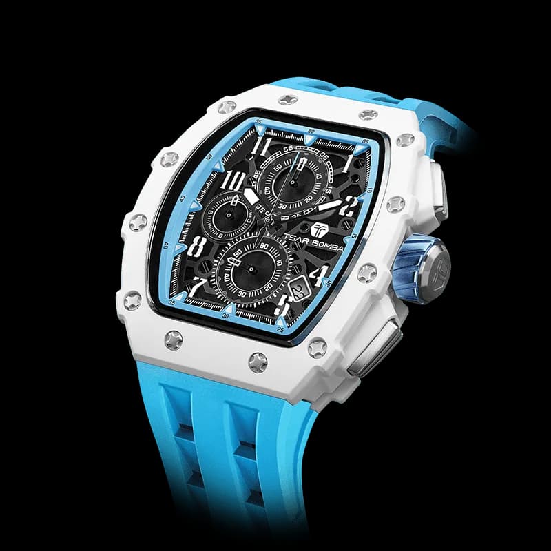 TSAR BOMBA BIOCERAMIC-DATE — Light Blue