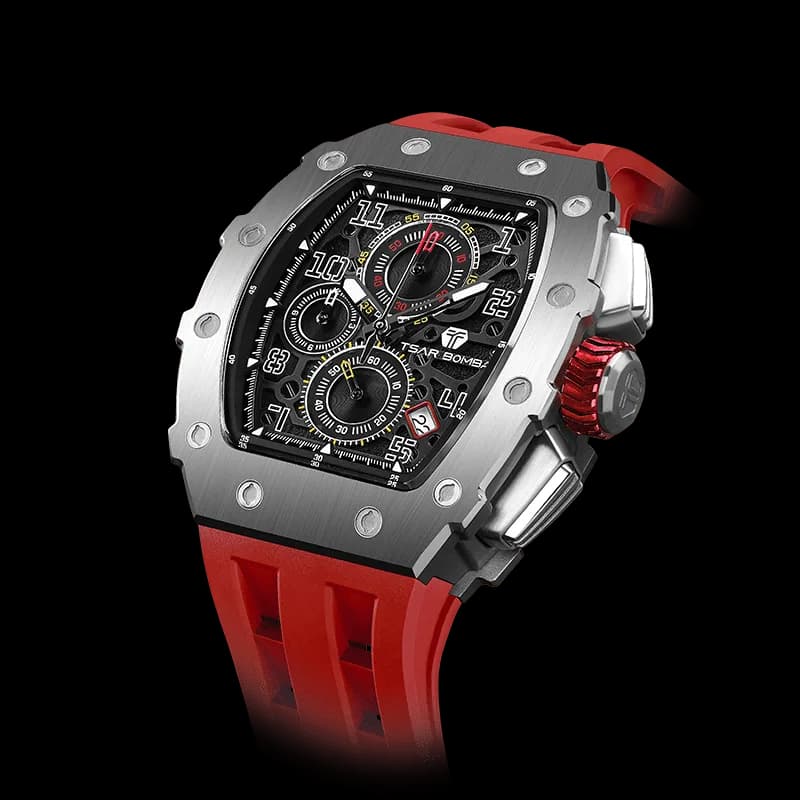TSAR BOMBA TB8204Q — Silver-Red