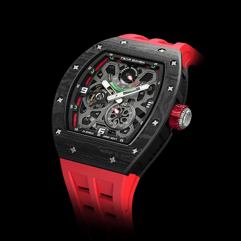 TSAR BOMBA TB8212 — Carbon Fiber Red